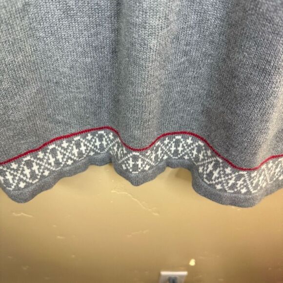 Hanna Andersson Girls Floral Embroidered‎ Sweater Dress Size 140CM or US 10 - Picture 4 of 6